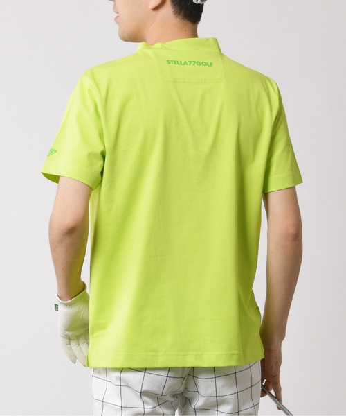 stella77golf(ステラセブンティーンセブンゴルフ)の「接触冷感モックネックTシャツ(Tシャツ/カットソー・メンズ・ブラック/ホワイト/ライム・LARGE/X-LARGE/XX-LARGE/MEDIUM)」の10枚目の写真
