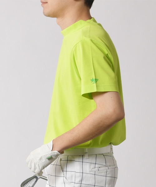stella77golf(ステラセブンティーンセブンゴルフ)の「接触冷感モックネックTシャツ(Tシャツ/カットソー・メンズ・ブラック/ホワイト/ライム・LARGE/X-LARGE/XX-LARGE/MEDIUM)」の11枚目の写真