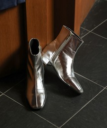 select MOCA | スクエアトゥローヒールブーツ(ブーツ)