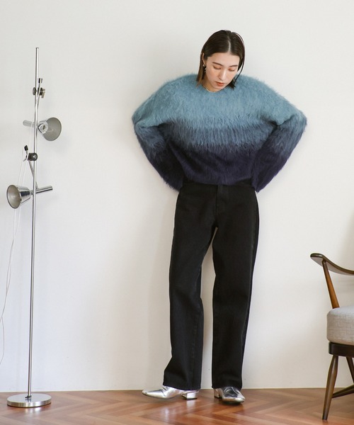 select MOCA(セレクトモカ)の「スクエアトゥローヒールブーツ(ブーツ・レディース・ブラック/シルバー/ブラック系その他・SMALL/MEDIUM/LARGE/X-LARGE)」の14枚目の写真