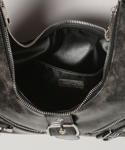 JEANASIS(ジーナシス)の「ベルトワンショルBAG/139288(ショルダーバッグ・レディース・ホワイト系その他/ブラック系その他・FREE)」の8枚目の写真