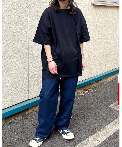 MODISH GAZE(モディシュガゼ)の「【MODISH GAZE】USAコットンビックサイズ半袖TシャツCOOL&UVCUT(CP)(Tシャツ/カットソー・レディース・ブラック・5XL/4XL/3XL/2XL/XL)」の7枚目の写真