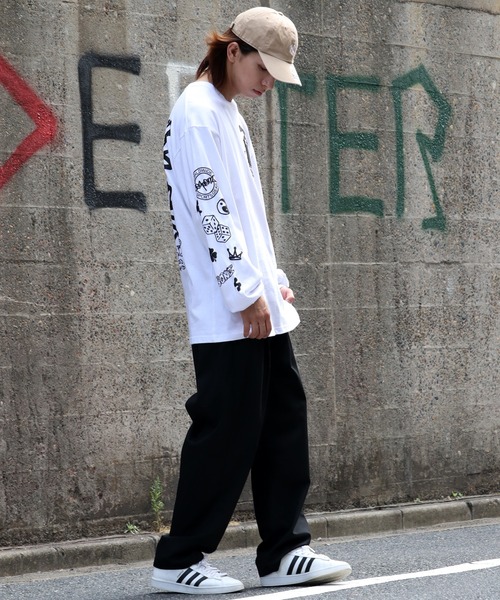 SEQUENZ(シークエンズ)の「【SEQUENZ/シークエンズ】O.G COLLAGE PUFF PT L/S TEE / フォトコラージュ パフ プリント 長袖 Tシャツ(Tシャツ/カットソー・メンズ・ブラック/ホワイト/オレンジ/ネイビー・S/M/L/LL)」の13枚目の写真