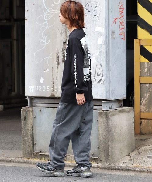 SEQUENZ(シークエンズ)の「【SEQUENZ/シークエンズ】O.G COLLAGE PUFF PT L/S TEE / フォトコラージュ パフ プリント 長袖 Tシャツ(Tシャツ/カットソー・メンズ・ブラック/ホワイト/オレンジ/ネイビー・S/M/L/LL)」の21枚目の写真