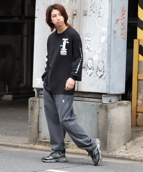 SEQUENZ(シークエンズ)の「【SEQUENZ/シークエンズ】O.G COLLAGE PUFF PT L/S TEE / フォトコラージュ パフ プリント 長袖 Tシャツ(Tシャツ/カットソー・メンズ・ブラック/ホワイト/オレンジ/ネイビー・S/M/L/LL)」の22枚目の写真