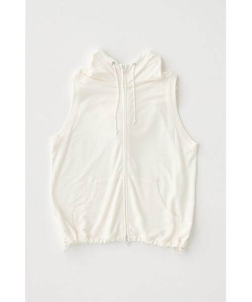 MOUSSY（マウジー）の「H/N HOODIE ベスト（ベスト・レディース・ブルー/オフホワイト・FREE）」の3枚目の写真