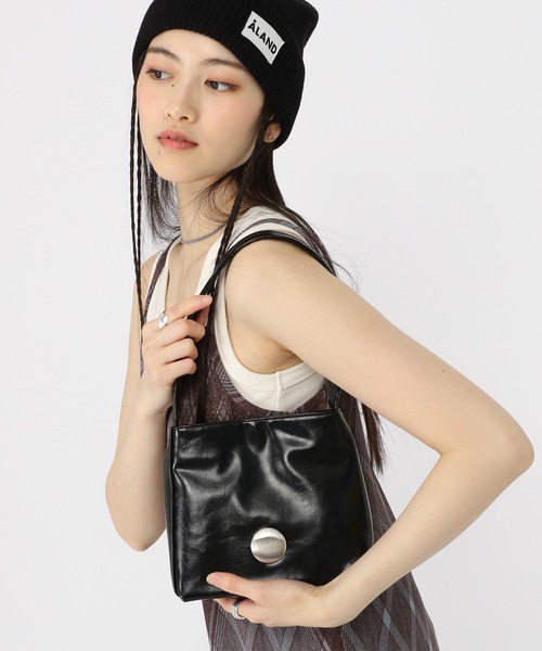ALAND（エーランド）の「Nooni27／MOOD（ワンショルダーBAG）（ハンドバッグ・レディース・ブラック/アイボリー/その他1/ラベンダー・ONE SIZE）」の7枚目の写真