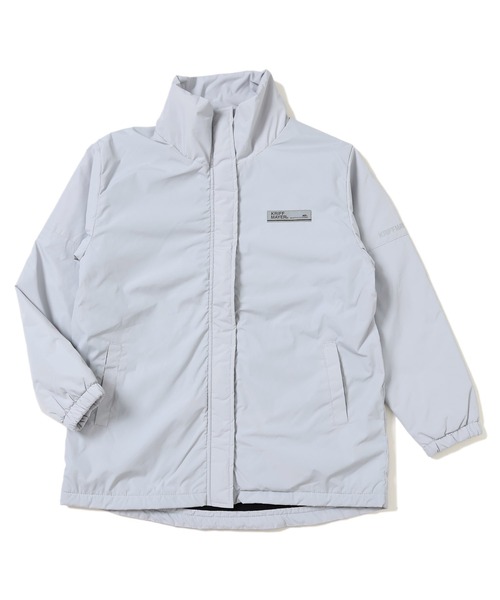 KRIFF MAYER Kid's Collection（クリフメイヤーキッズコレクション）の「裏厚フリースボリュームネックジャケット（ダウンジャケット/コート・キッズ・ライトグレー/ターコイズブルー/ネイビー/レンガ・160/170/120/130/140/150）」の15枚目の写真