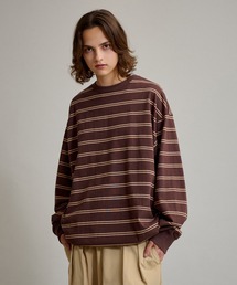 DRAW CORD MULTI BORDER LONG TEE / ドローコードマルチボーダーロンT
