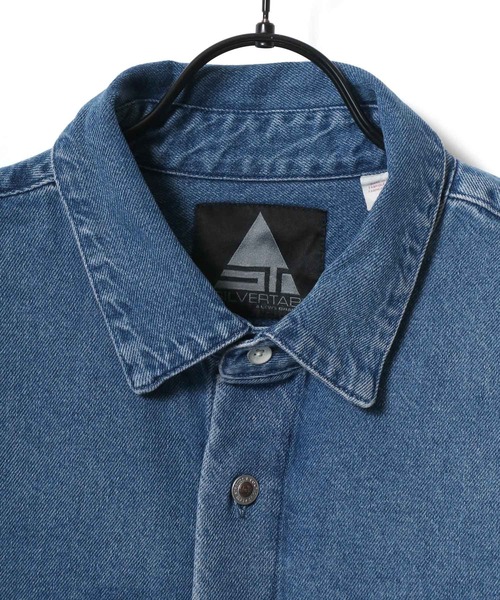 Levi's(リーバイス)の「Levi's/リーバイス SILVERTAB FATIGUE DENIM SHIRT/オーバーサイズ デニムシャツ/シャツジャケット(シャツ/ブラウス・メンズ・インディゴブルー・M/S/L)」の4枚目の写真