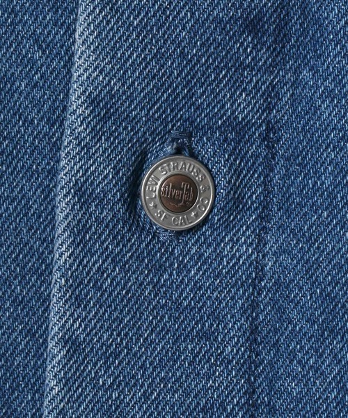 Levi's(リーバイス)の「Levi's/リーバイス SILVERTAB FATIGUE DENIM SHIRT/オーバーサイズ デニムシャツ/シャツジャケット(シャツ/ブラウス・メンズ・インディゴブルー・M/S/L)」の7枚目の写真