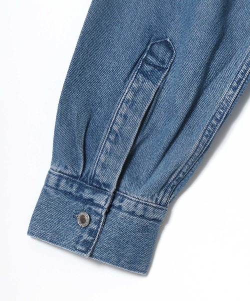 Levi's(リーバイス)の「Levi's/リーバイス SILVERTAB FATIGUE DENIM SHIRT/オーバーサイズ デニムシャツ/シャツジャケット(シャツ/ブラウス・メンズ・インディゴブルー・M/S/L)」の9枚目の写真