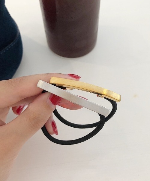 E&C closet…（イーアンドシークローゼット）の「シンプルメタルヘアゴム（ヘアゴム・レディース・ゴールド/シルバー・FREE）」の16枚目の写真