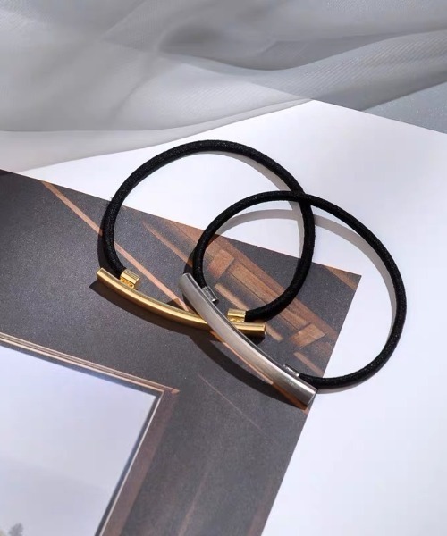 E&C closet…（イーアンドシークローゼット）の「シンプルメタルヘアゴム（ヘアゴム・レディース・ゴールド/シルバー・FREE）」の18枚目の写真