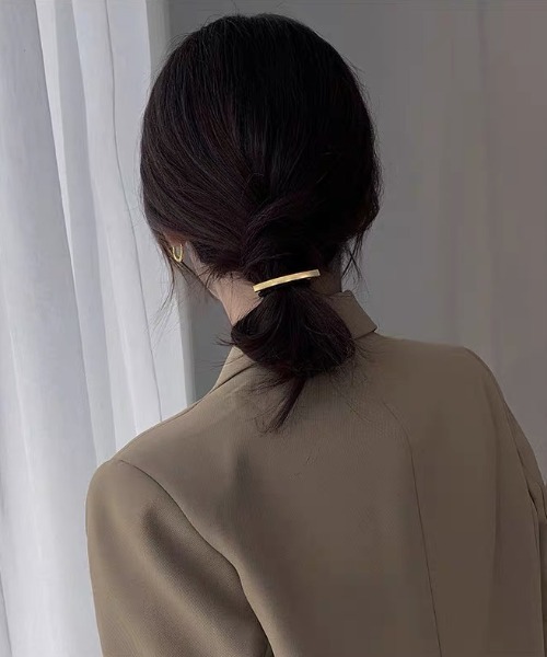 E&C closet…（イーアンドシークローゼット）の「シンプルメタルヘアゴム（ヘアゴム・レディース・ゴールド/シルバー・FREE）」の10枚目の写真