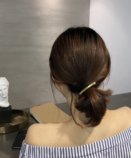 E&C closet…（イーアンドシークローゼット）の「シンプルメタルヘアゴム（ヘアゴム・レディース・ゴールド/シルバー・FREE）」の3枚目の写真