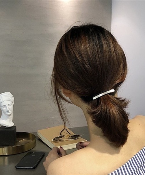 E&C closet…（イーアンドシークローゼット）の「シンプルメタルヘアゴム（ヘアゴム・レディース・ゴールド/シルバー・FREE）」の4枚目の写真