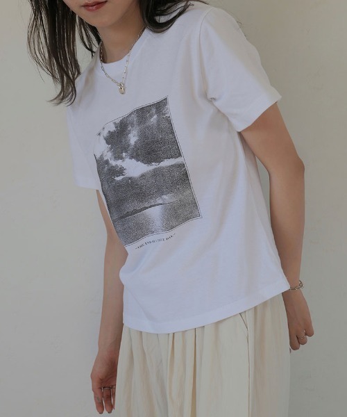 グラフィックプリントT／graphic print T 半袖 クルーネック