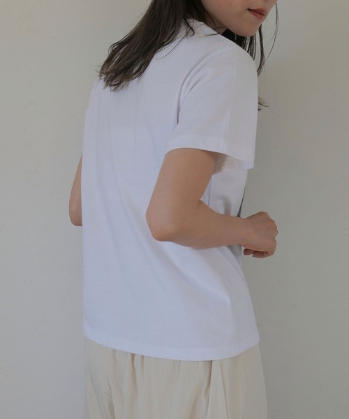 【新品・未使用✨✨】PLAN C 写真プリント 半袖Tシャツ ホワイト PLAN C (Women)のTシャツ・カットソー | レディース | 三越