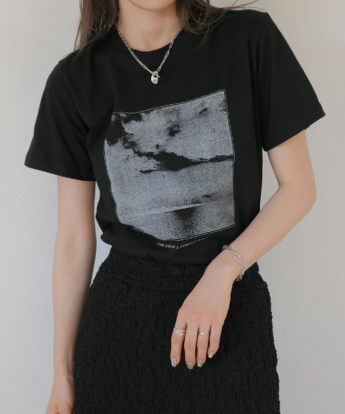グラフィックプリントT／graphic print T 半袖 クルーネック フォト