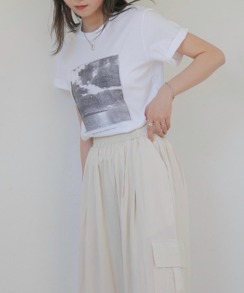 セール】グラフィックプリントT／graphic print T 半袖 クルーネック