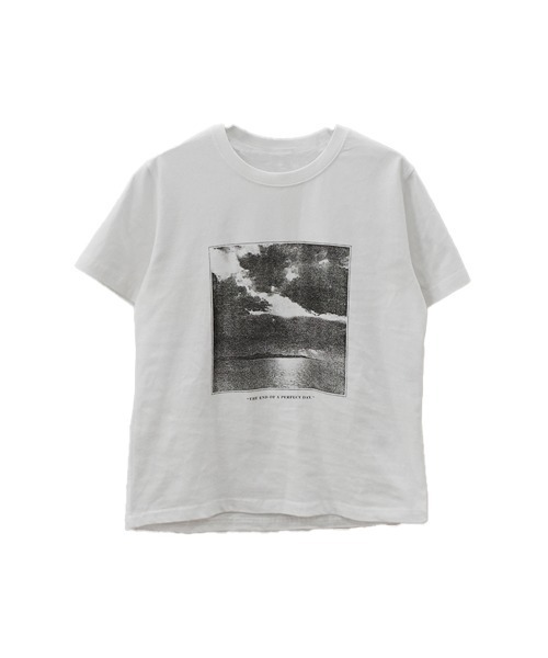 セール】グラフィックプリントT／graphic print T 半袖 クルーネック