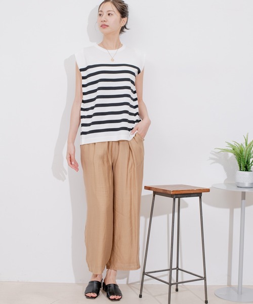 Jayro(ジャイロ)の「光沢エアリードロストパンツ(その他パンツ・レディース・ゴールド/ブラック/グレー系その他・FREE)」の10枚目の写真