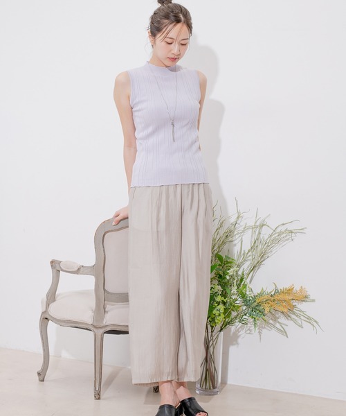Jayro(ジャイロ)の「光沢エアリードロストパンツ(その他パンツ・レディース・ゴールド/ブラック/グレー系その他・FREE)」の15枚目の写真
