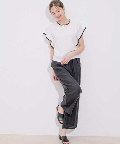 Jayro(ジャイロ)の「光沢エアリードロストパンツ(その他パンツ・レディース・ゴールド/ブラック/グレー系その他・FREE)」の19枚目の写真