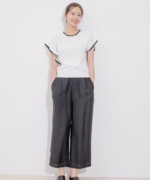 Jayro(ジャイロ)の「光沢エアリードロストパンツ(その他パンツ・レディース・ゴールド/ブラック/グレー系その他・FREE)」の20枚目の写真