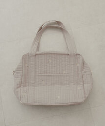 【mamamo】ヌビ刺繍ボストンBAG