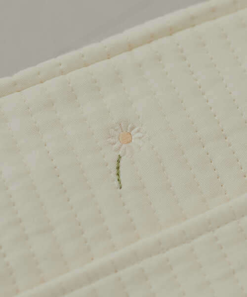 natural couture(ナチュラルクチュール)の「【mamamo】ヌビ刺繍ボストンBAG(ショルダーバッグ・レディース・グレー/アイボリー・FREE)」の9枚目の写真