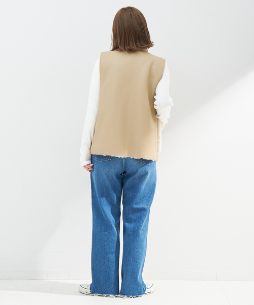 B.C STOCK(ベーセーストック)の「《追加》タートルリブニット(ニット/セーター・レディース・ホワイト/ブラック/ピンク/ブルー/ウッド/オレンジ系その他・FREE)」の15枚目の写真