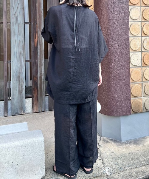 SHEER SIDESLIT PANTS（その他パンツ）｜Doux.（ドゥ）