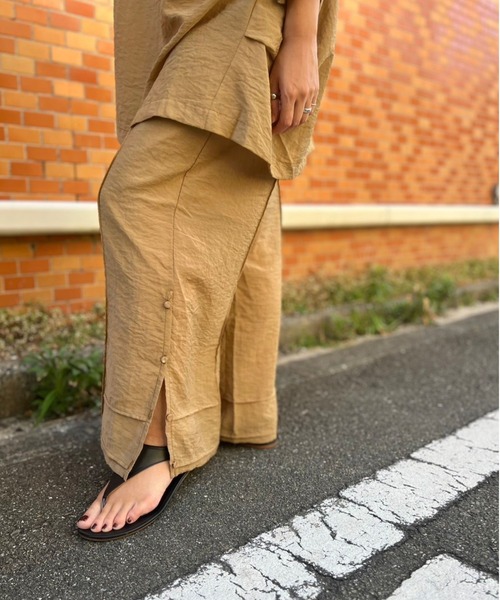 SHEER SIDESLIT PANTS（その他パンツ）｜Doux.（ドゥ）