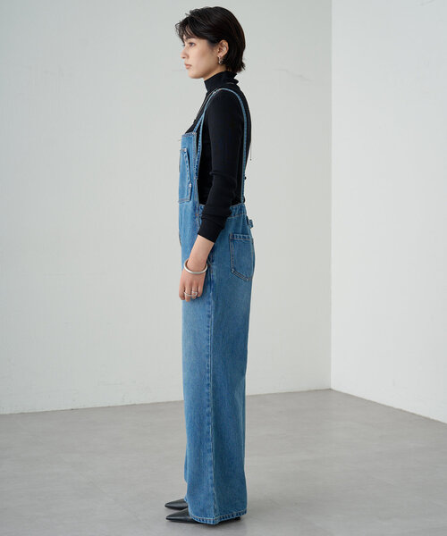 LOUNGEDRESS ラウンジドレス デニムオールインワン デニム サロペット デニムオールインワン(サロペット/オーバーオール