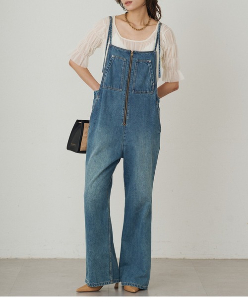 LOUNGEDRESS ラウンジドレス デニムオールインワン デニム サロペット デニムオールインワン（サロペット/オーバーオール）｜LOUNGEDRESS