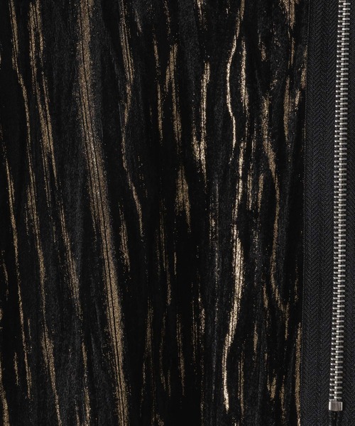 CASPER JOHN(キャスパージョン)の「Foilvelor half zip sweat/ホイルベロアハーフジップスウェット(スウェット・メンズ・ブラック/グレー・X-SMALL/SMALL/MEDIUM/LARGE)」の16枚目の写真