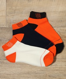 UNIVERSAL OVERALL（ユニバーサルオーバーオール）の「【UNIVERSAL OVERALL/ユニバーサルオーバーオール】3PサイドUロゴ配色アンクルソックス/靴下（ソックス/靴下）」