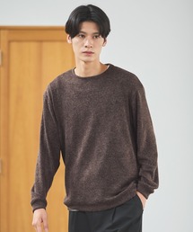 ESSENTIALS WARDROBE（エッセンシャルワードローブ）の「マイクロメランジシャギー長袖クルーネックニット（ニット/セーター）」