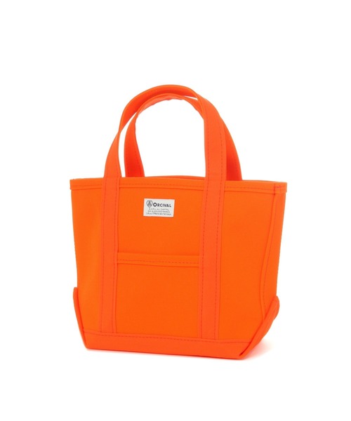 ORCIVAL(オーシバル)の「【ORCIVAL(オーシバル)】帆布ミニトートバッグ(トートバッグ・レディース・チャコール/ネイビー/ブルー/オレンジ/グリーン/スモーク/ライトブルー/その他1/ライトグレー・0)」の7枚目の写真