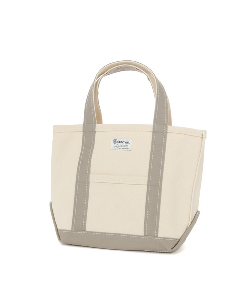 ORCIVAL(オーシバル)の「【ORCIVAL(オーシバル)】帆布ミニトートバッグ(トートバッグ・レディース・チャコール/ネイビー/ブルー/オレンジ/グリーン/スモーク/ライトブルー/その他1/ライトグレー・0)」の8枚目の写真