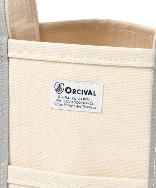 ORCIVAL(オーシバル)の「【ORCIVAL(オーシバル)】帆布ミニトートバッグ(トートバッグ・レディース・チャコール/ネイビー/ブルー/オレンジ/グリーン/スモーク/ライトブルー/その他1/ライトグレー・0)」の11枚目の写真