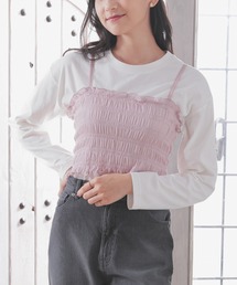 Tシャツ付ビスチェ