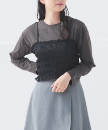 Tシャツ付ビスチェ