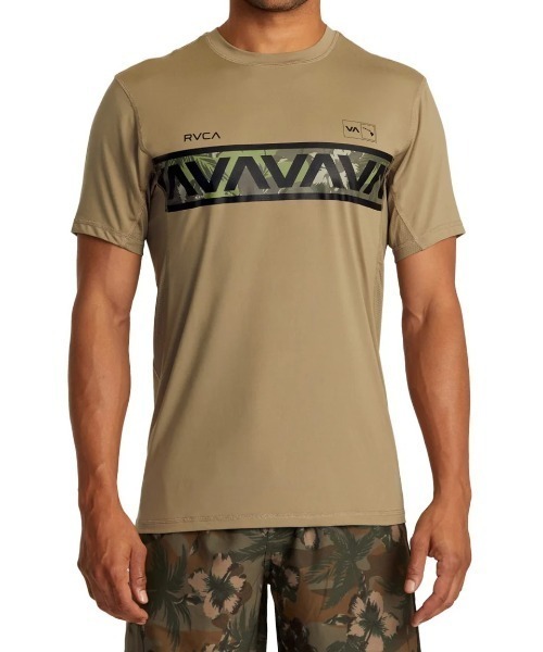 【セール】RVCA メンズ HAWAII SPORT VENT SS ラッシュガード 【2024年秋冬モデル】/ルーカ半袖ラッシュガード（ラッシュガード）｜RVCA（ルーカ）