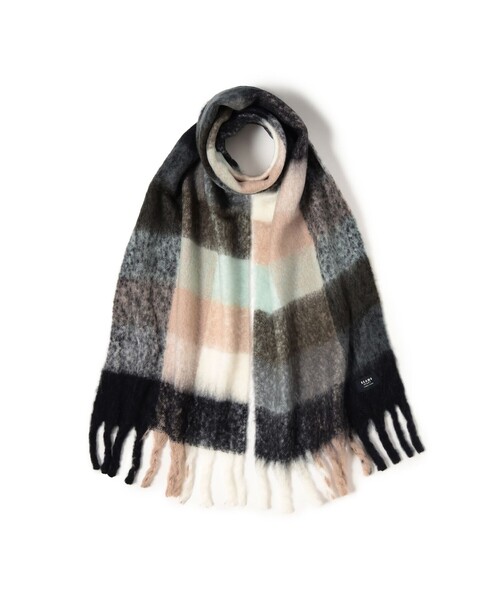 DIANTE シャギー　チェック　マフラー 大判チェックシャギーマフラー / Tiaclasse | ファッション通販 【公式