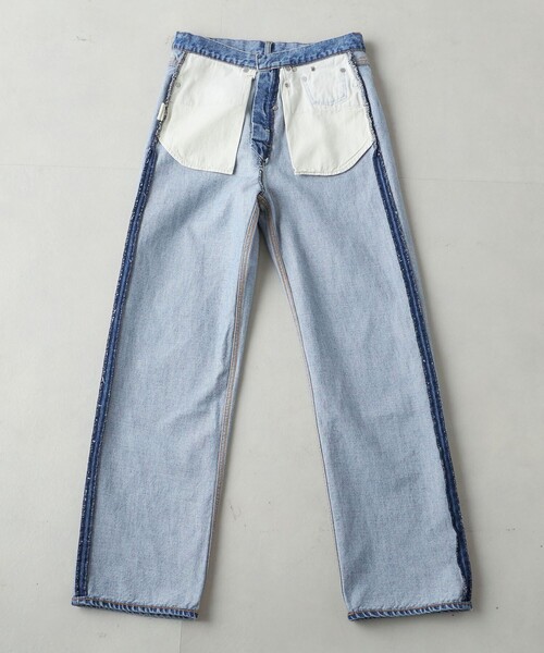 SHIPS（シップス）の「SHIPS NINE CASE:〈手洗い可能〉フロント スラント デニム（デニムパンツ・レディース・ライトブルー・SMALL/MEDIUM/LARGE）」の16枚目の写真