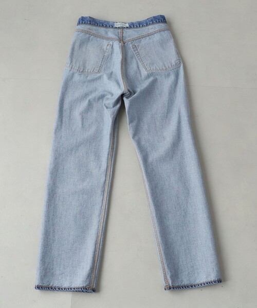 SHIPS（シップス）の「SHIPS NINE CASE:〈手洗い可能〉フロント スラント デニム（デニムパンツ・レディース・ライトブルー・SMALL/MEDIUM/LARGE）」の15枚目の写真