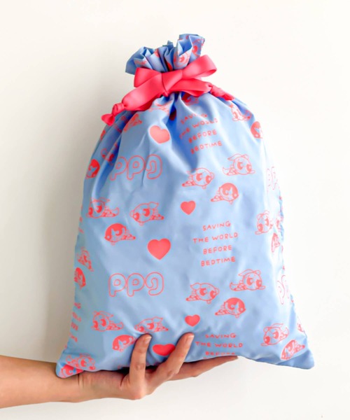 FLAPPER（フラッパー）の「The Powerpuff Girls×Flapper巾着（ラッピングキット・レディース・ピンク/ライトブルー・FREE）」の2枚目の写真